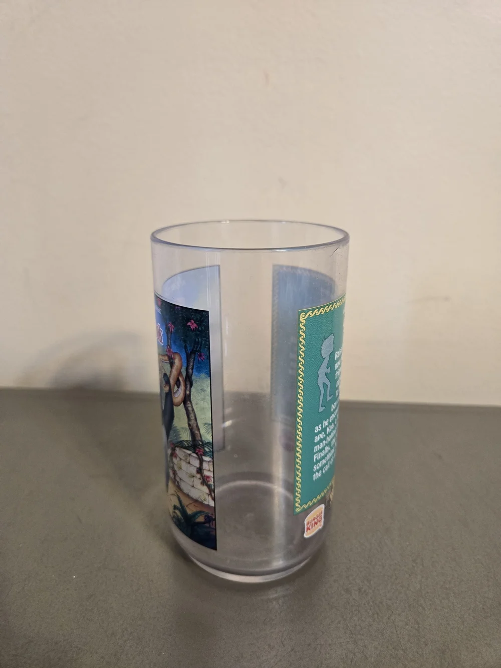 Vintage 1994 Walt Disney Classics Collector's Series The Jungle Book Plastic Cup